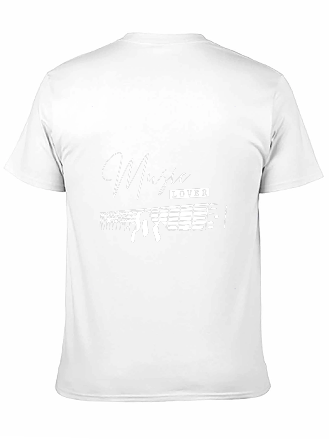 Music Lover Black T-Shirt