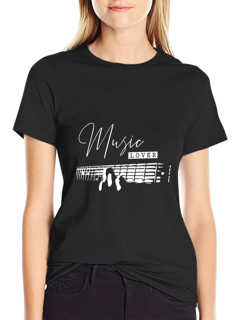 Music Lover Black T-Shirt