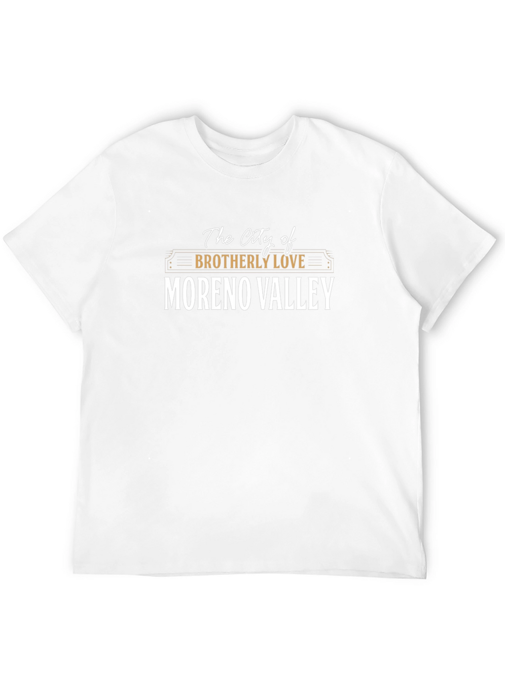 Moreno Valley City of Brotherly Love Black T-Shirt