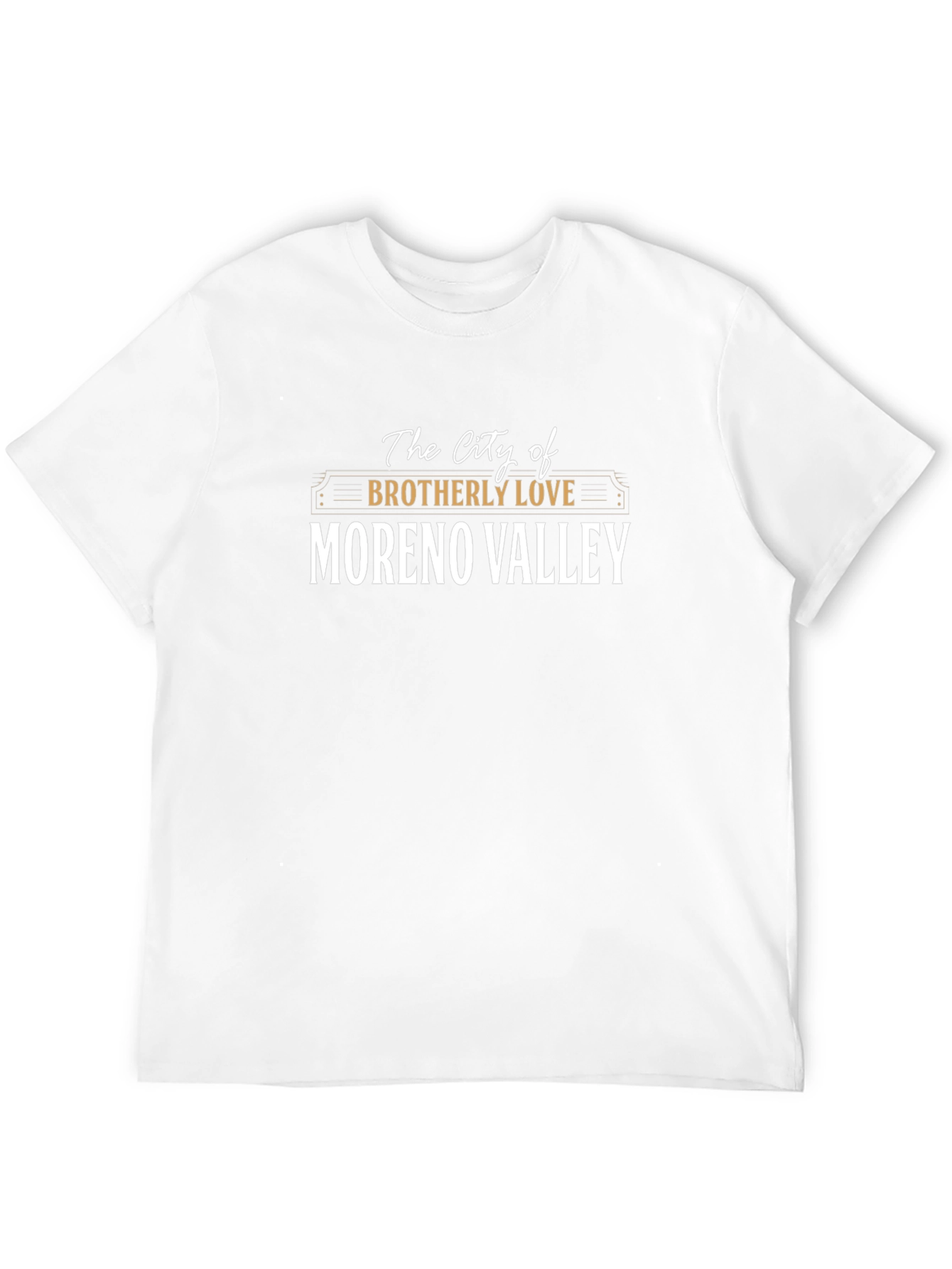 Moreno Valley City of Brotherly Love Black T-Shirt