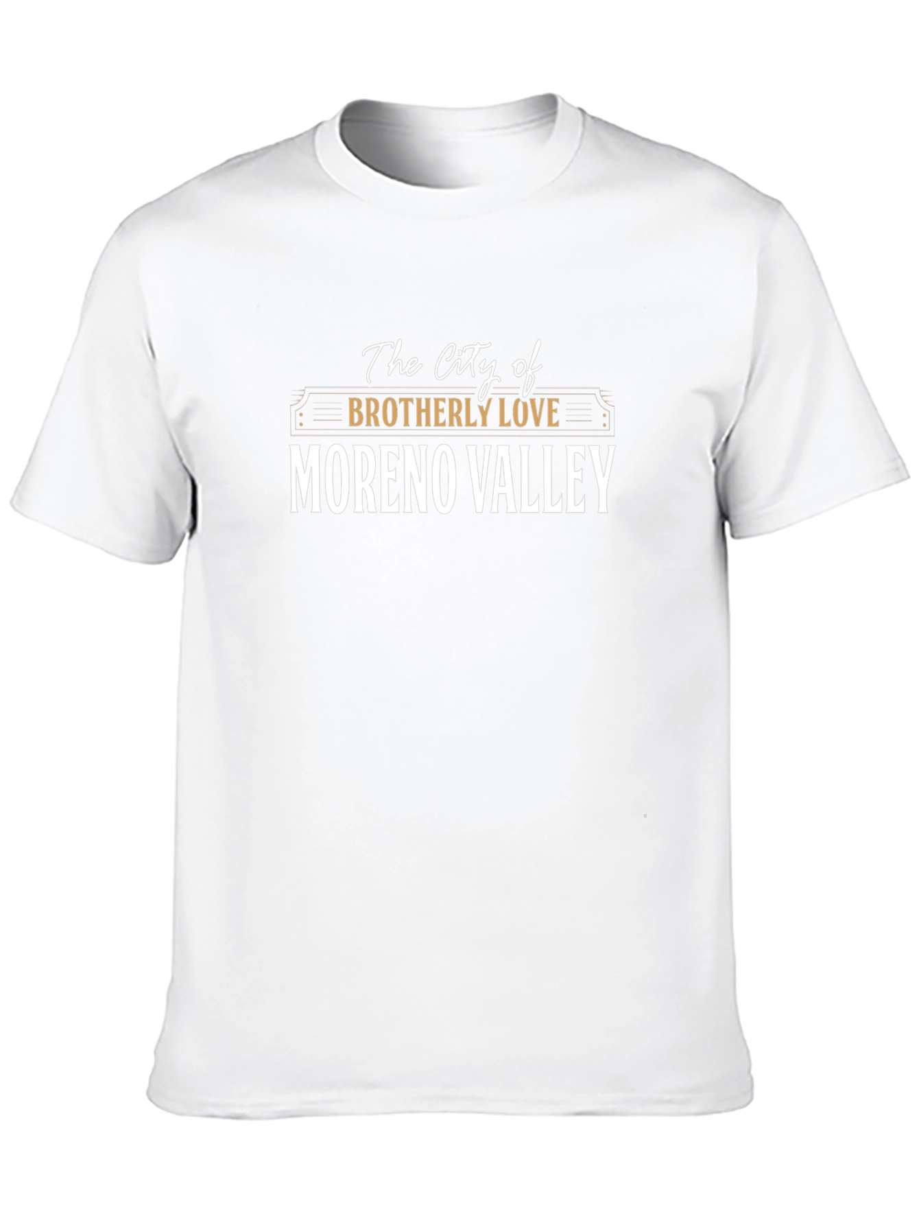 Moreno Valley City of Brotherly Love Black T-Shirt