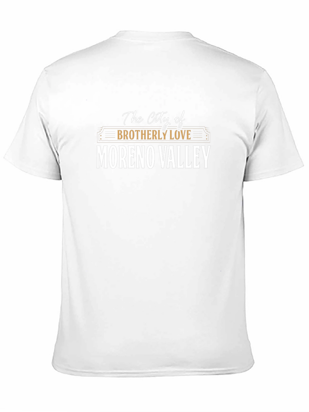 Moreno Valley City of Brotherly Love Black T-Shirt