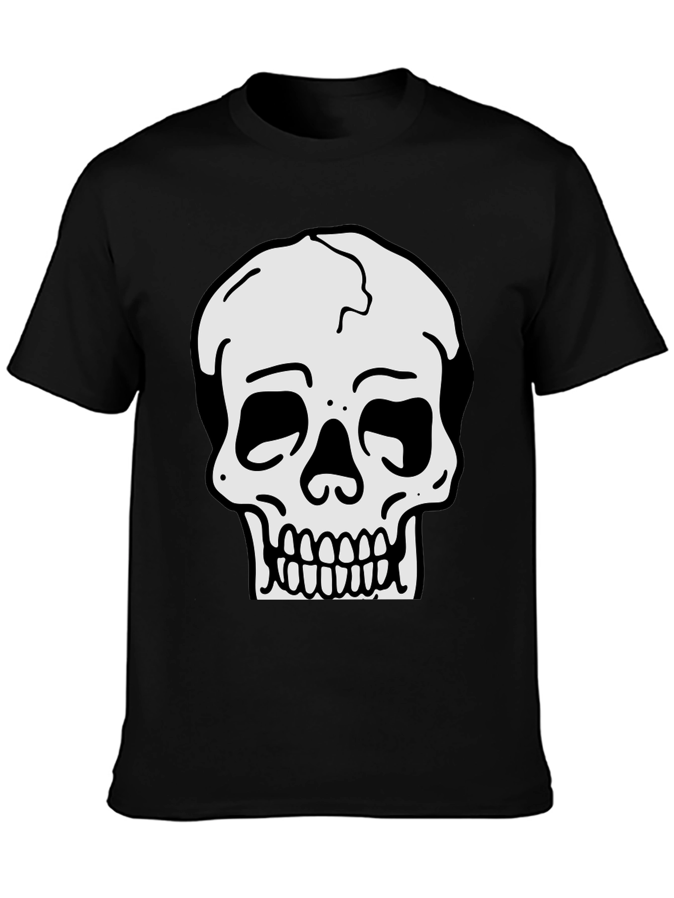Skull Graphic Black T-Shirt