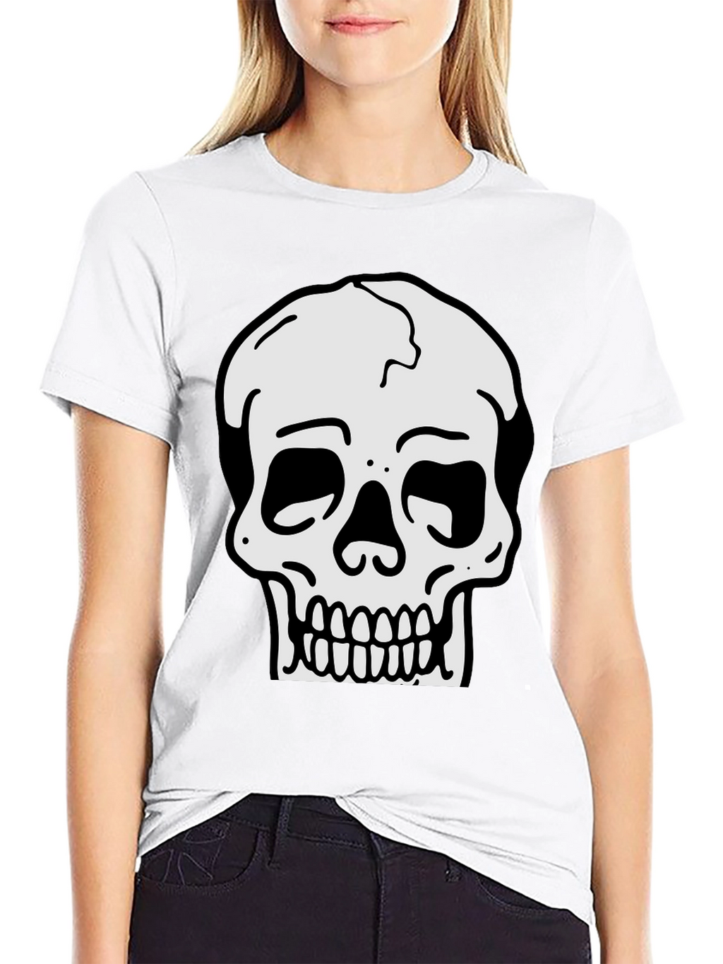 Skull Graphic Black T-Shirt
