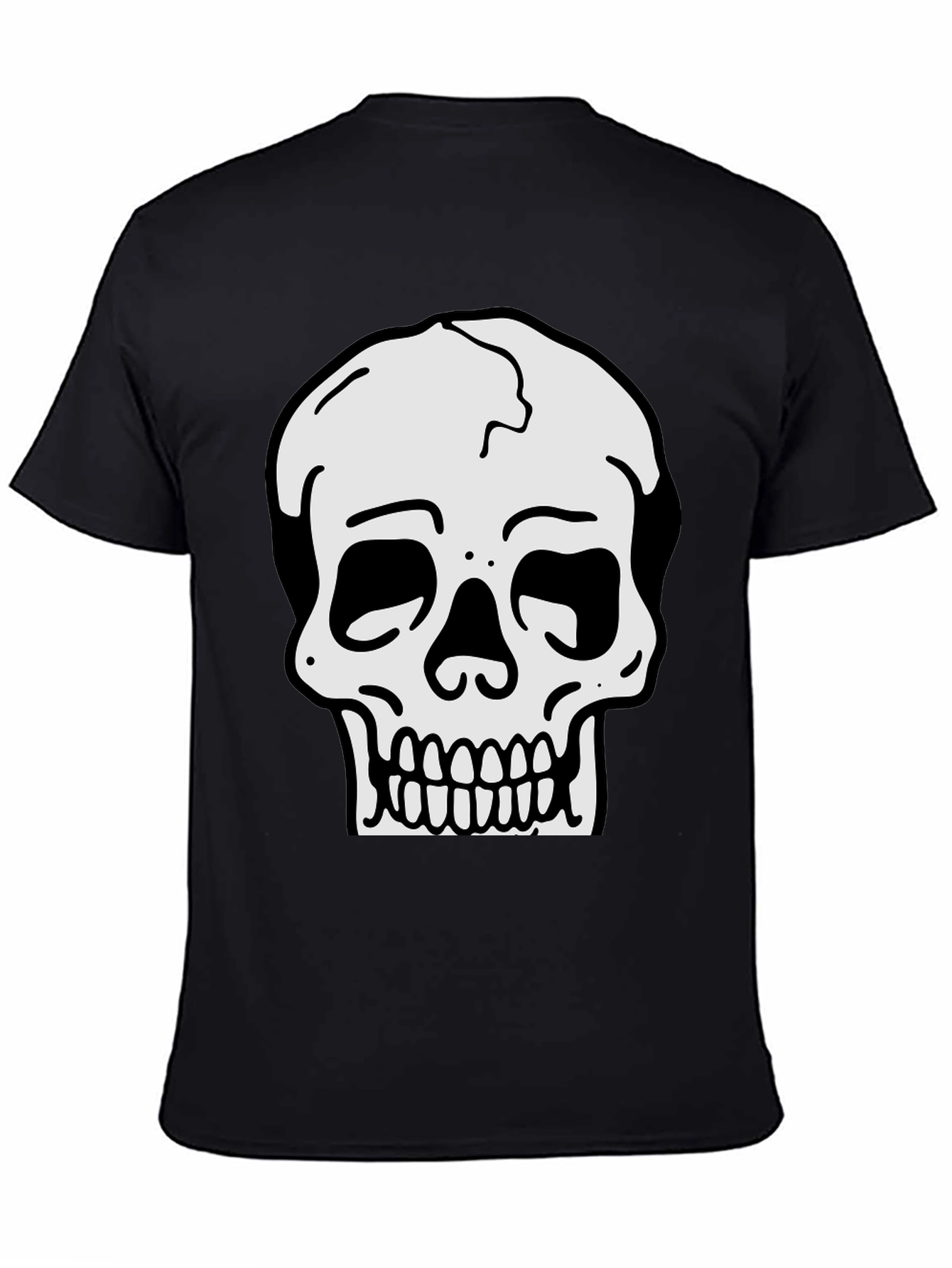 Skull Graphic Black T-Shirt