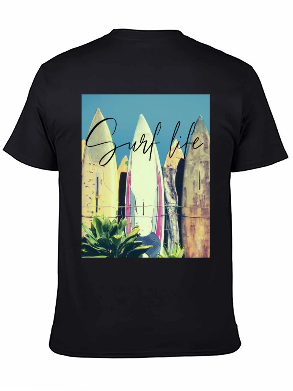 Surf Life Graphic Tee - Beach Vibes T-Shirt