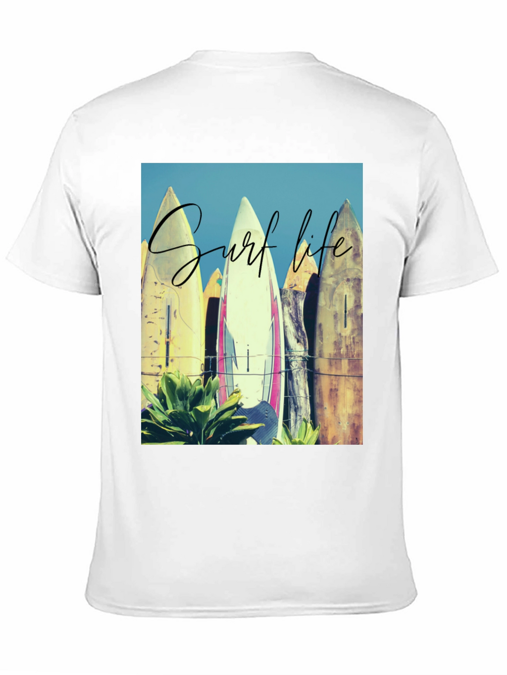 Surf Life Graphic Tee - Beach Vibes T-Shirt