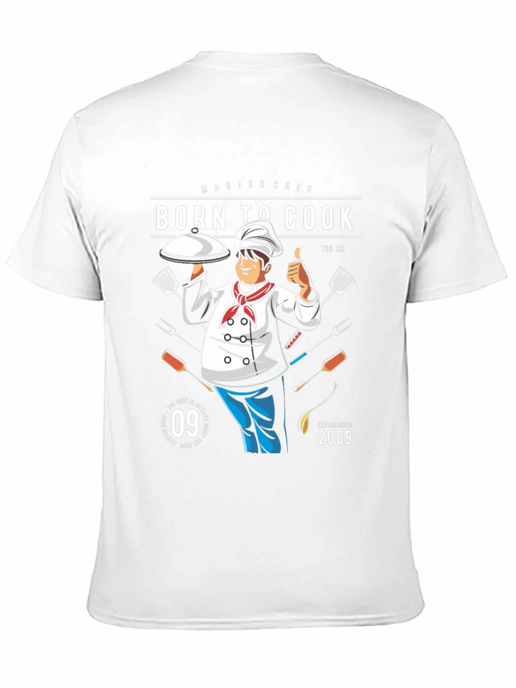 Master Chef Born to Cook Graphic T-Shirt