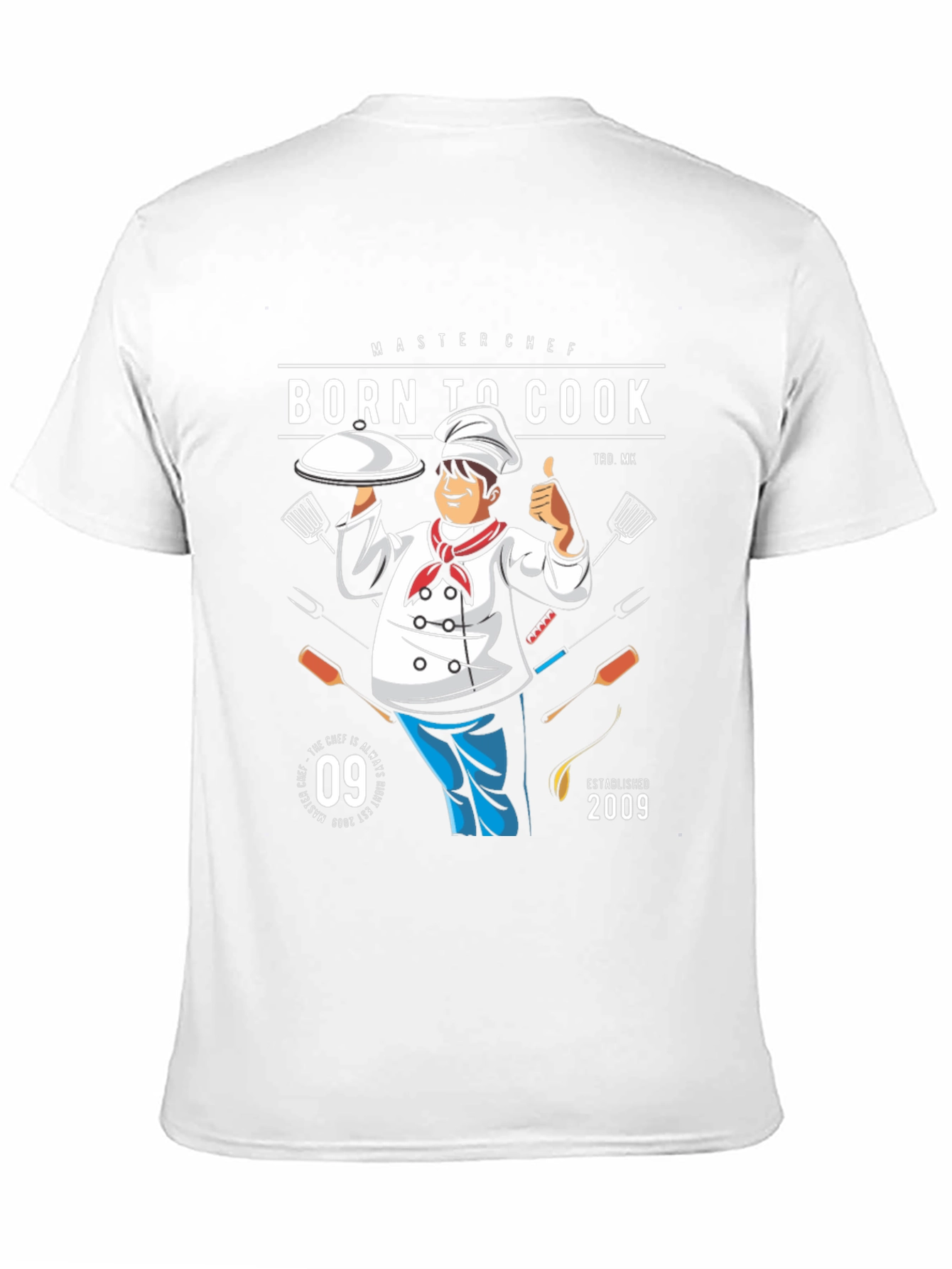 Master Chef Born to Cook Graphic T-Shirt