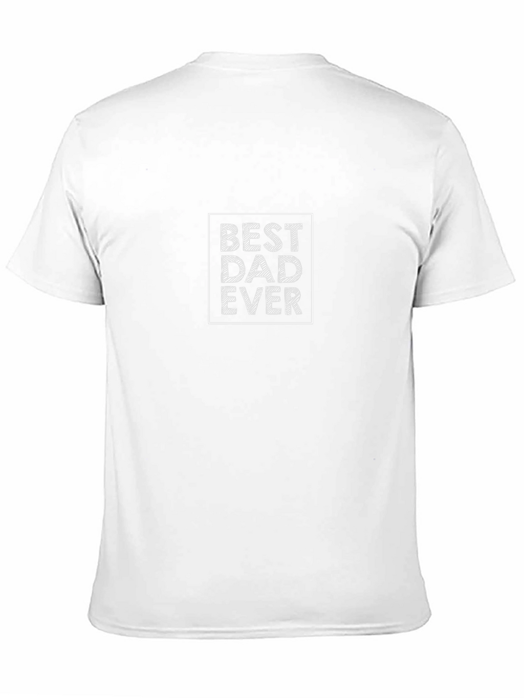 Best Dad Ever Black Graphic Tee - Mens Fashion