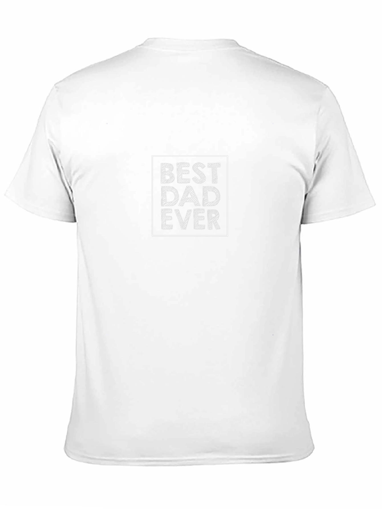 Best Dad Ever Black Graphic Tee - Mens Fashion
