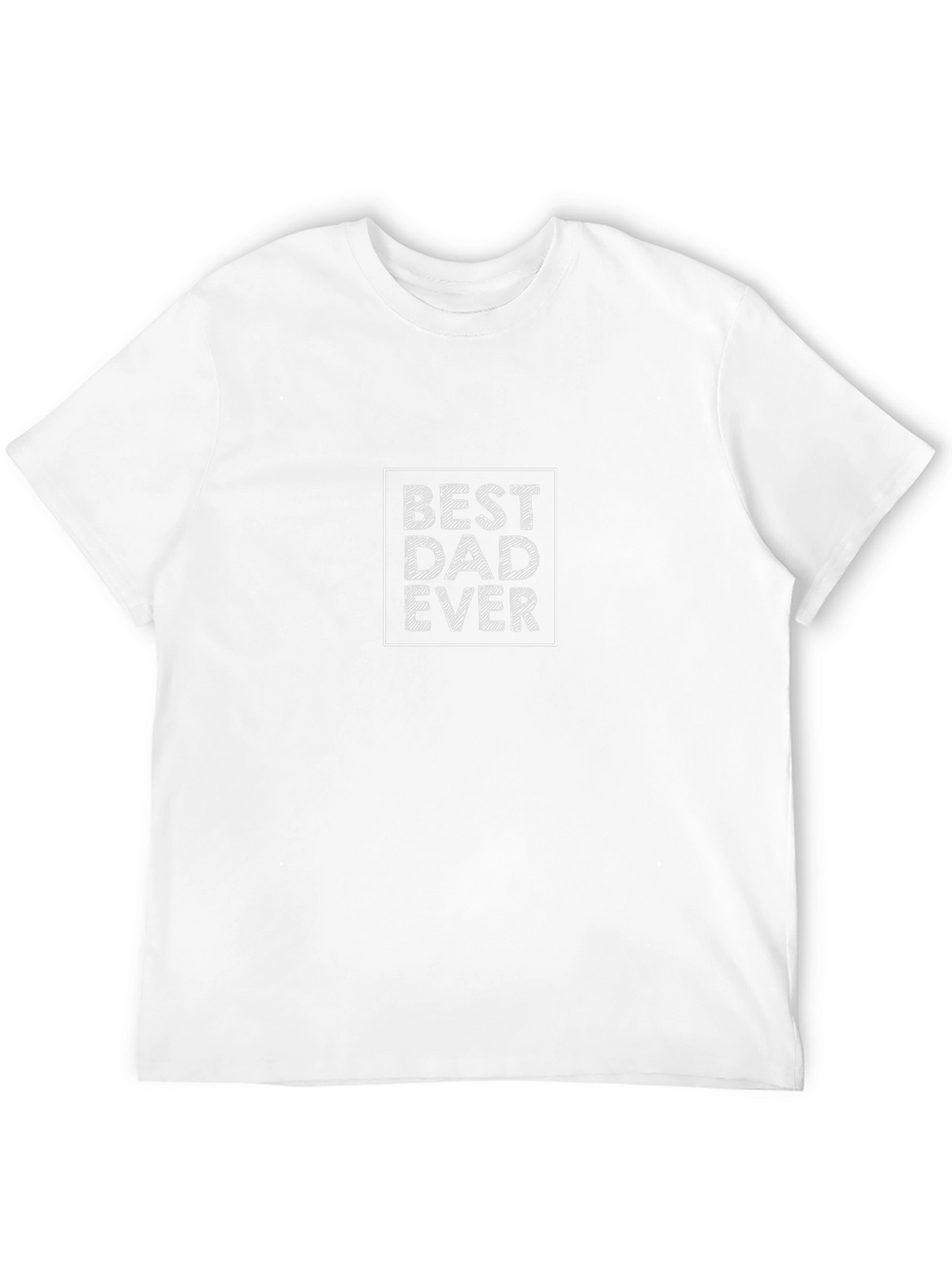 Best Dad Ever Black Graphic Tee - Mens Fashion