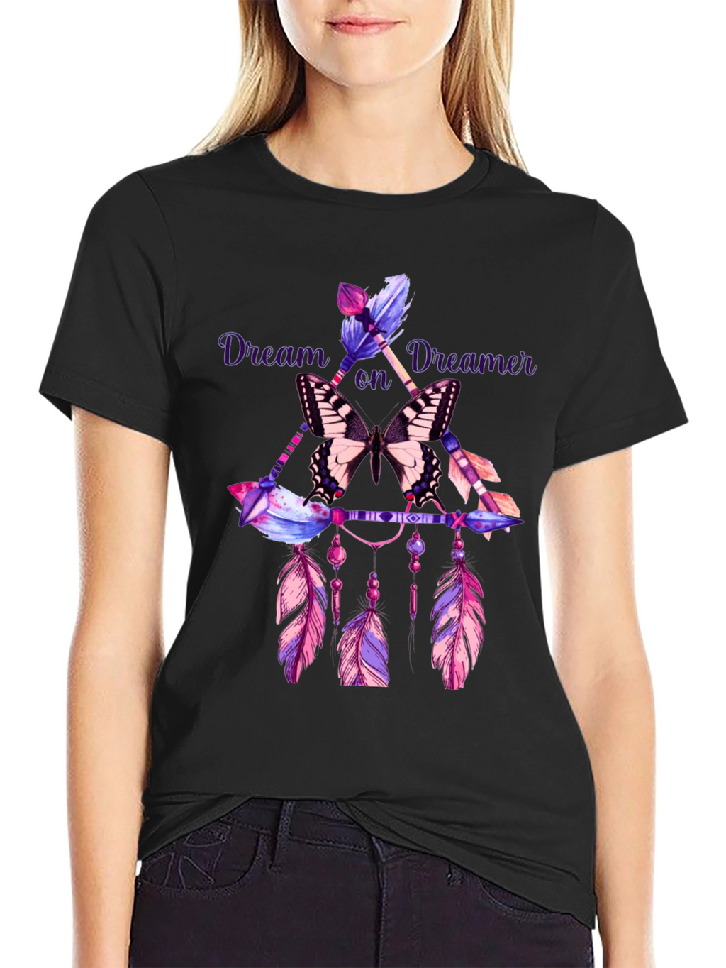 Dream On Dreamer Graphic T-Shirt