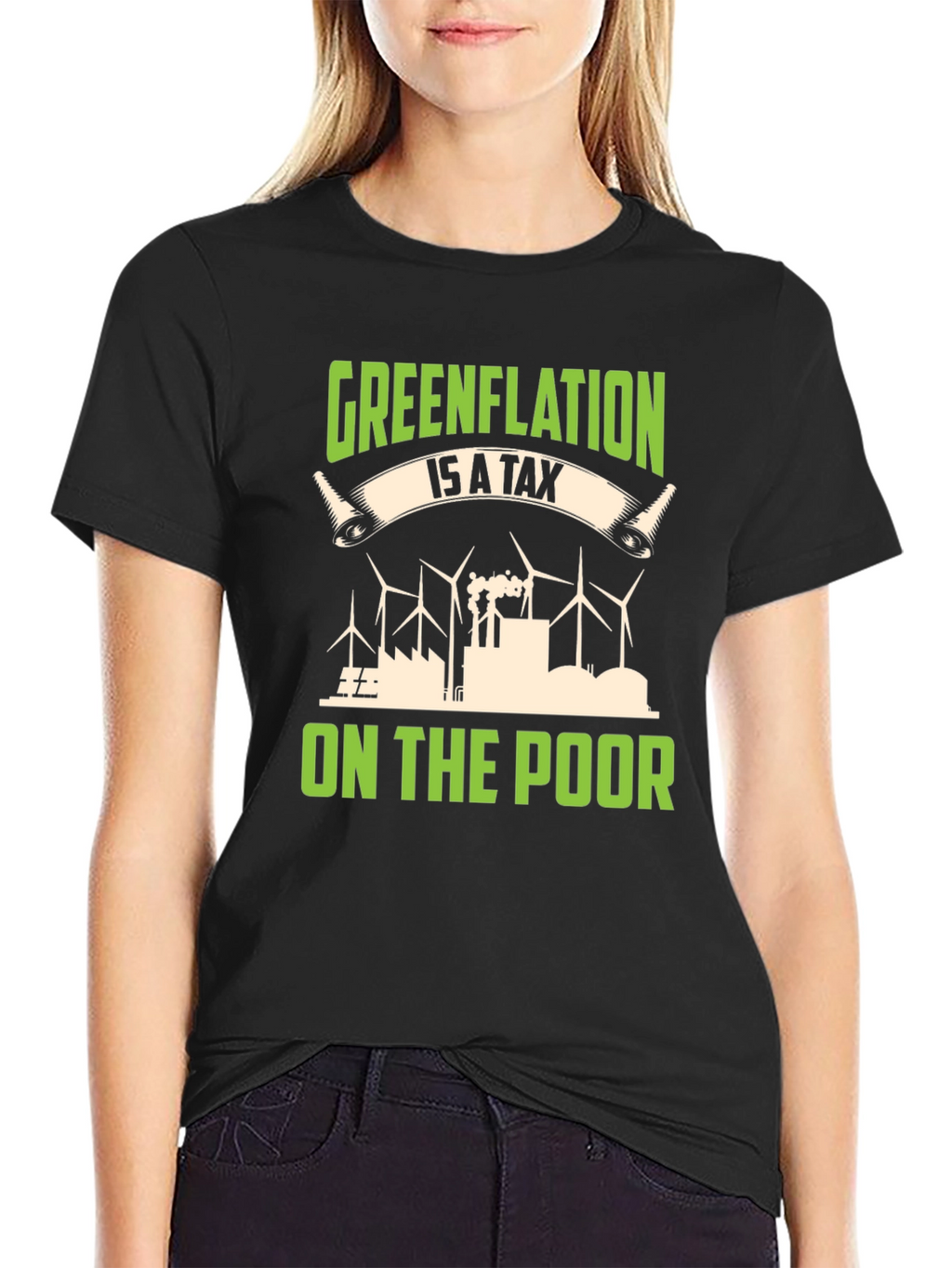 Greenflation T-Shirt: Tax on the Poor Political Tee