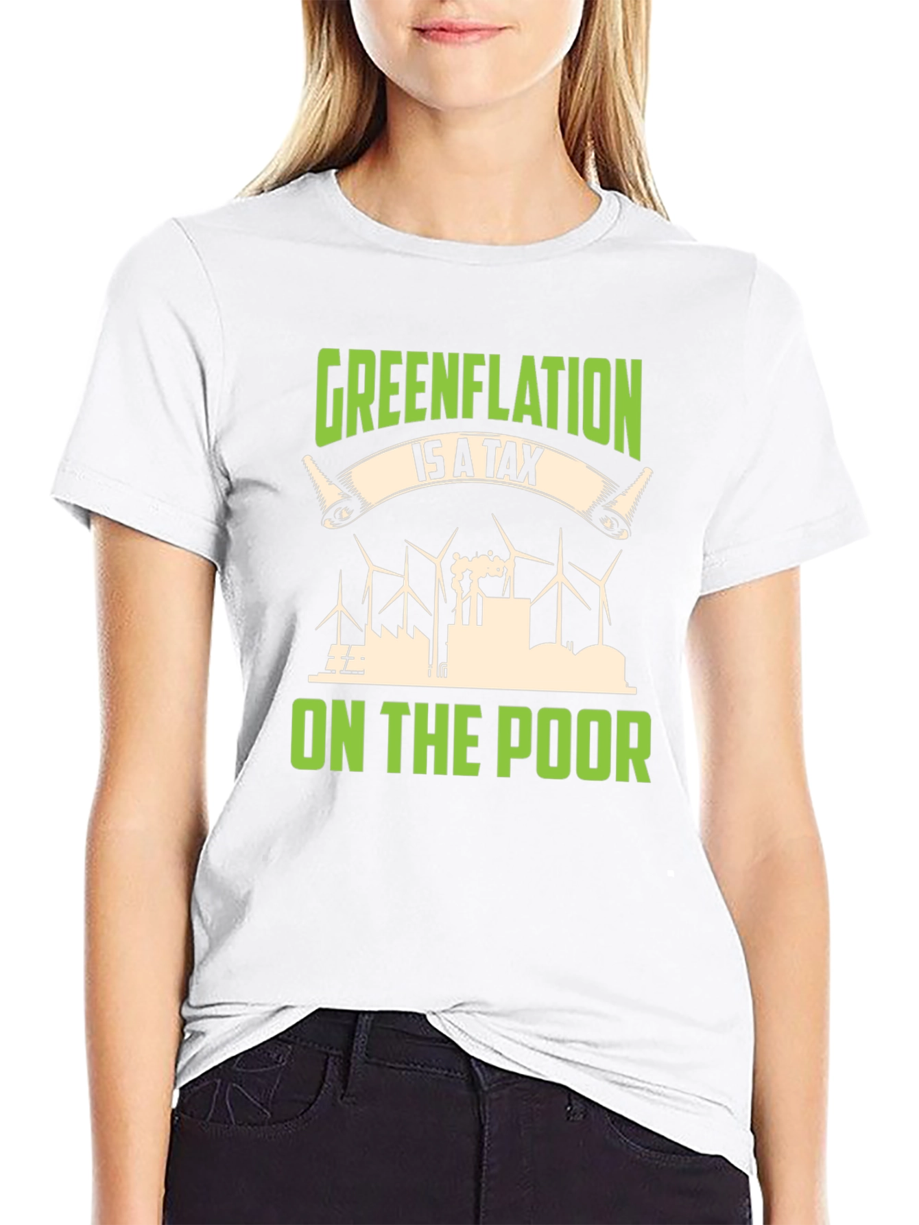 Greenflation T-Shirt: Tax on the Poor Political Tee