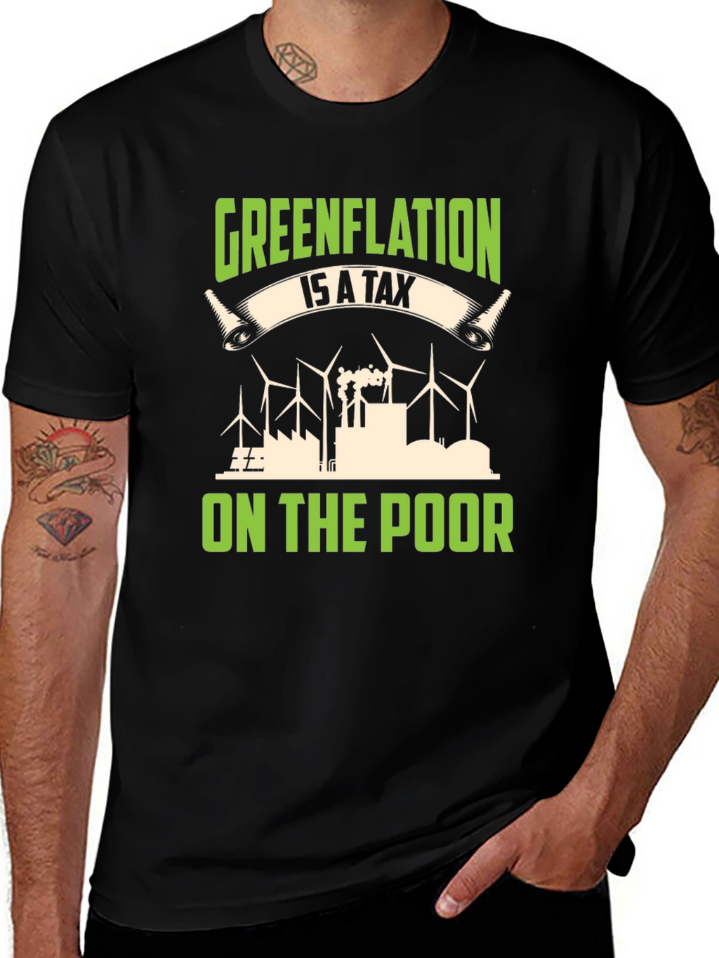 Greenflation T-Shirt: Tax on the Poor Political Tee