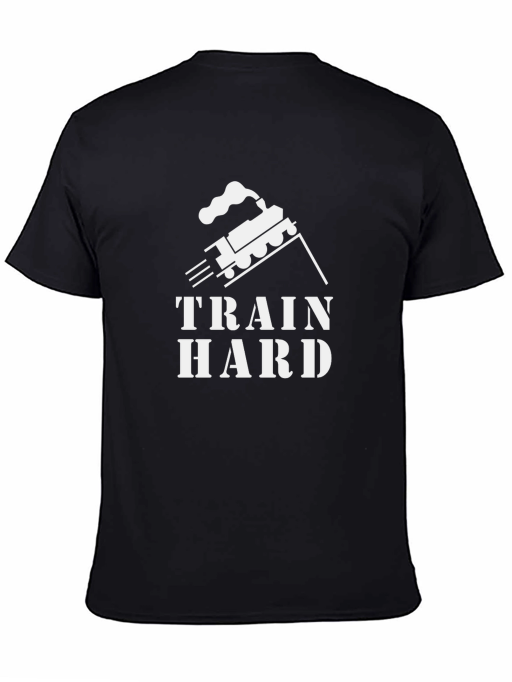Train Hard Graphic Tee - Black