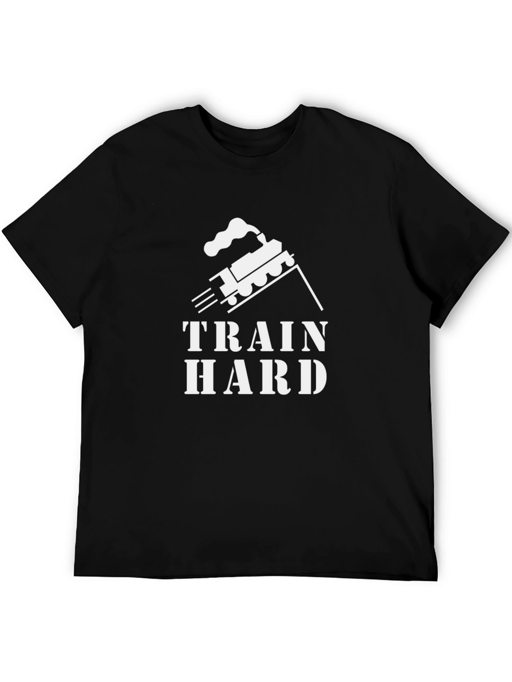 Train Hard Graphic Tee - Black