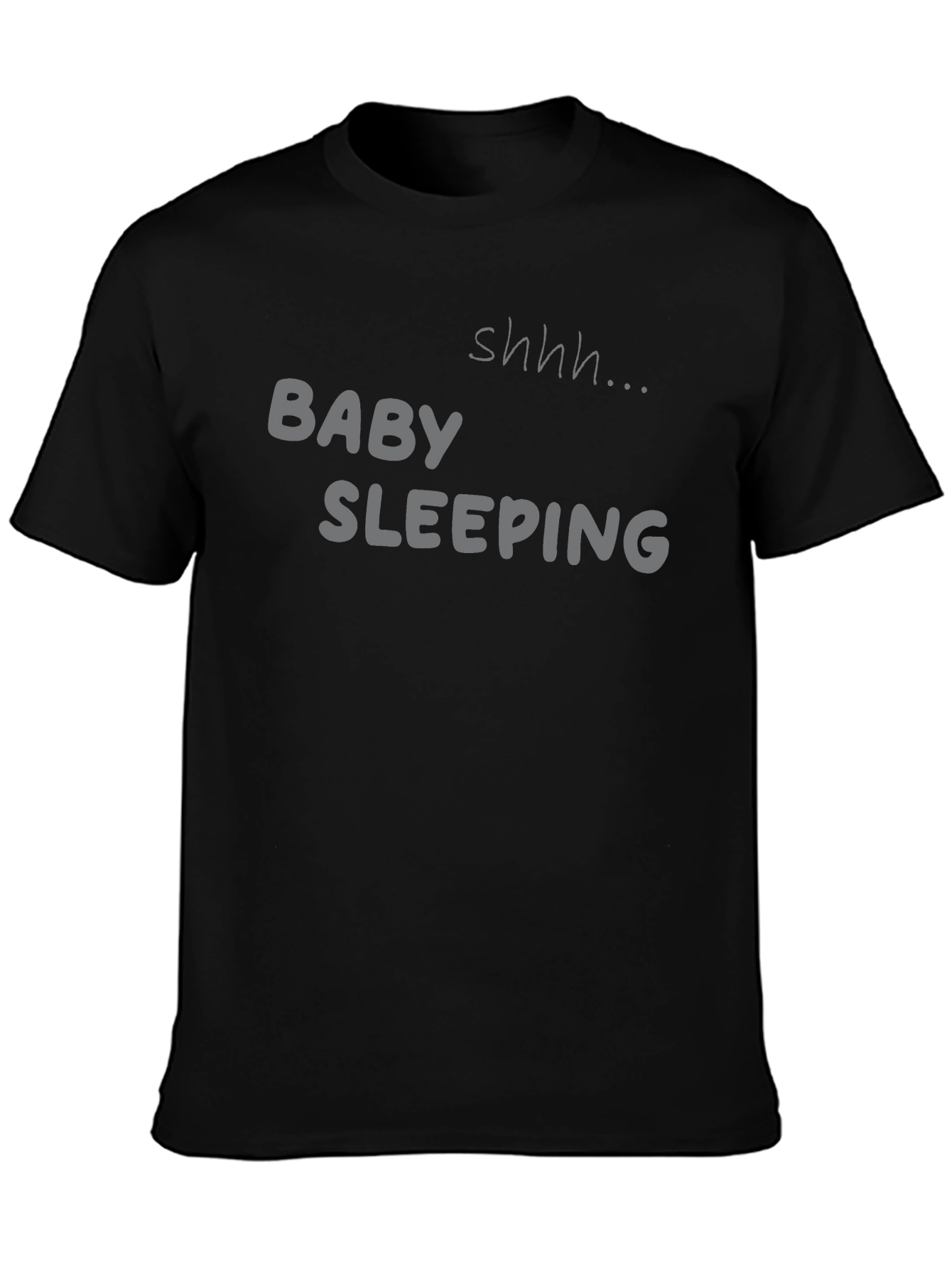 Shhh... Baby Sleeping Graphic Tee - Soft & Comfy Cotton