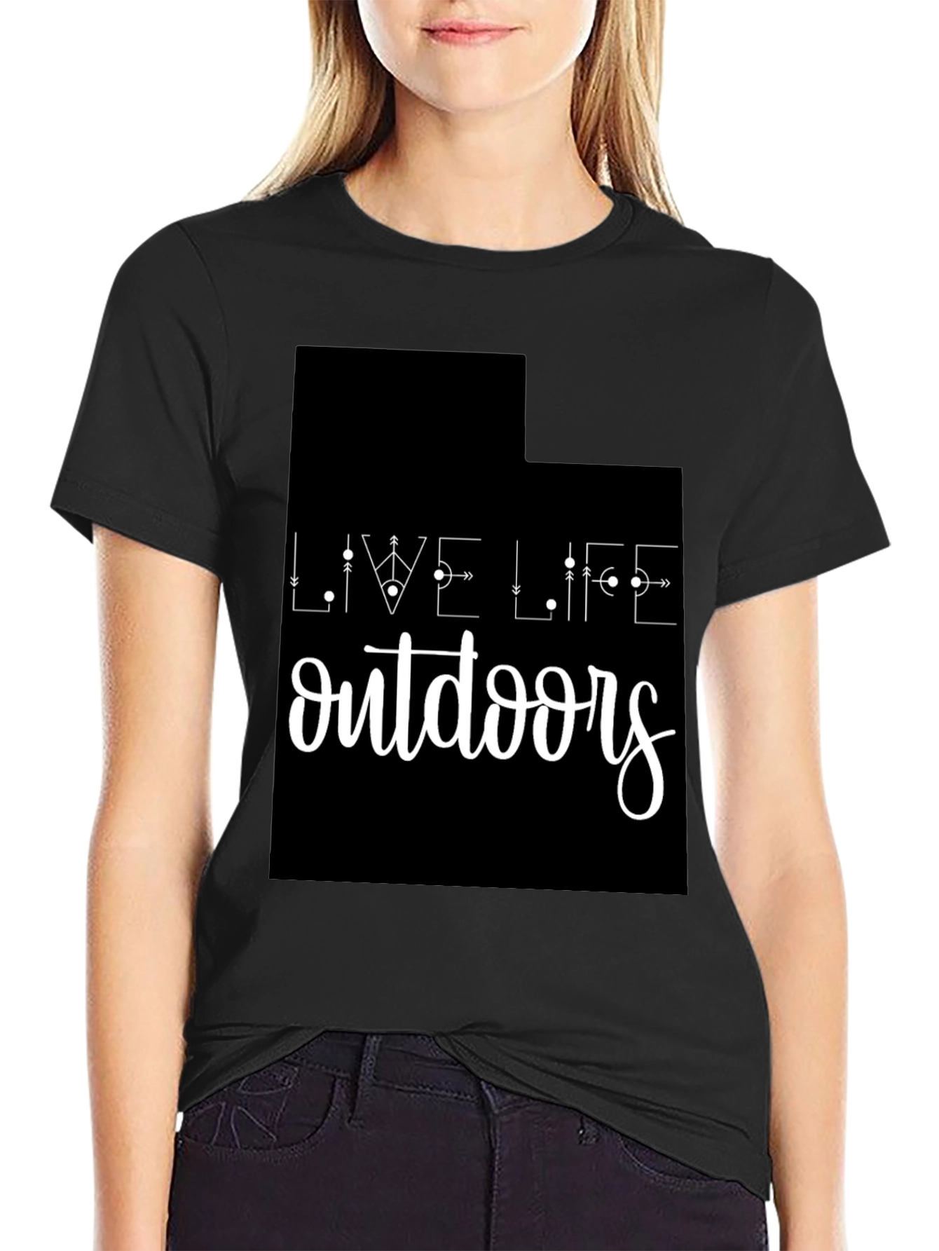 Live Life Outdoors Graphic T-Shirt