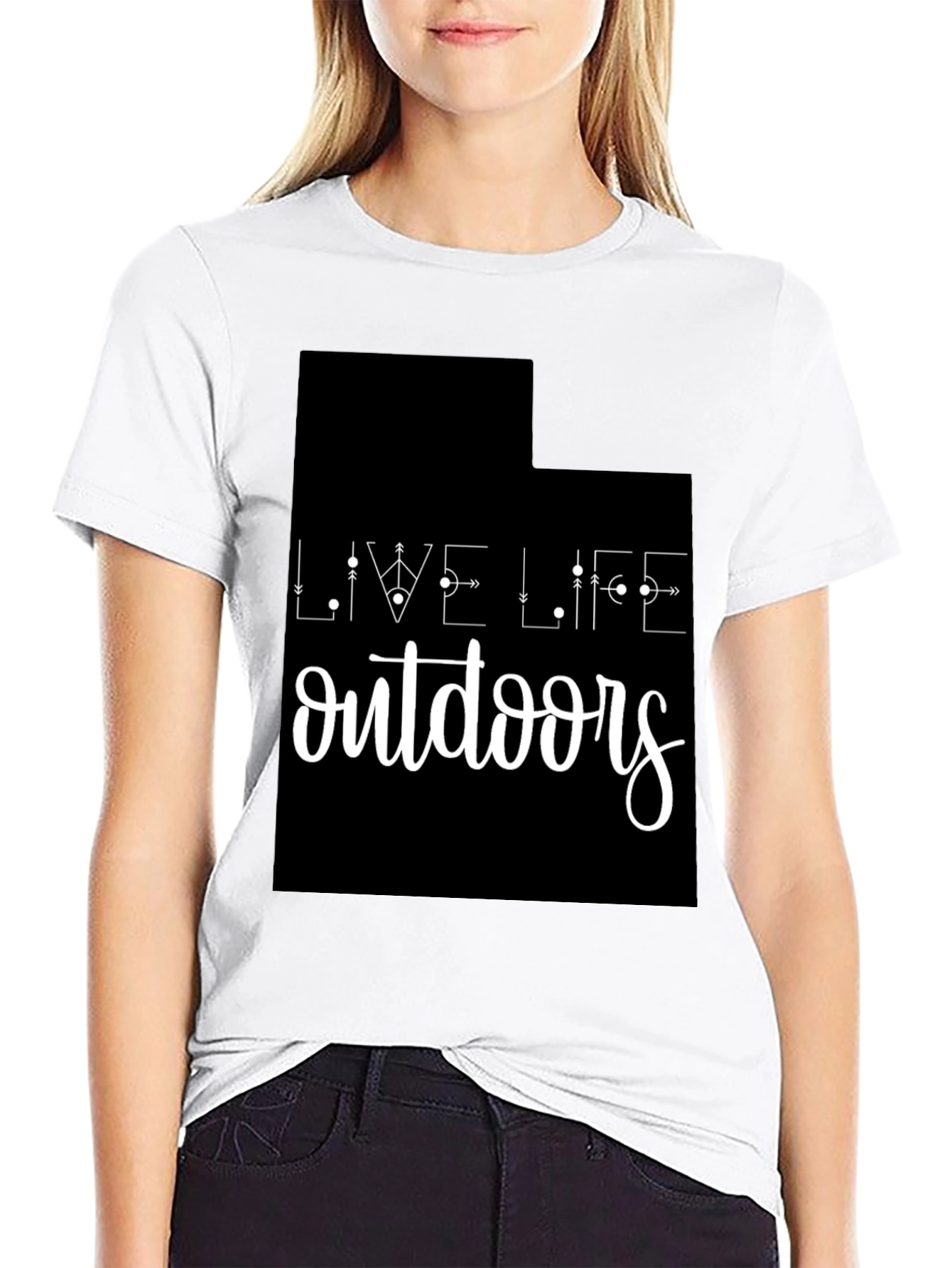 Live Life Outdoors Graphic T-Shirt
