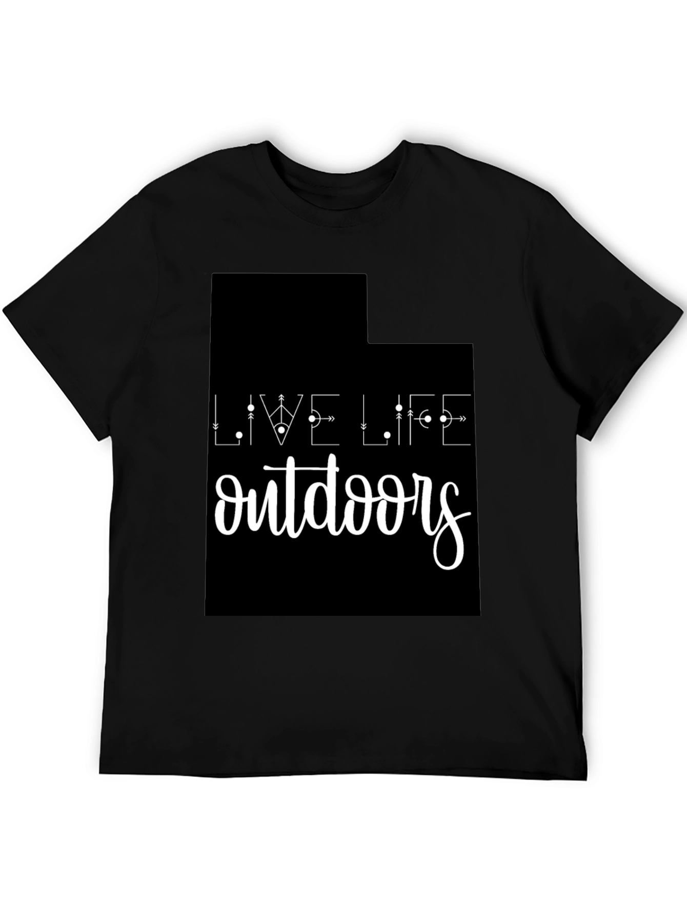 Live Life Outdoors Graphic T-Shirt