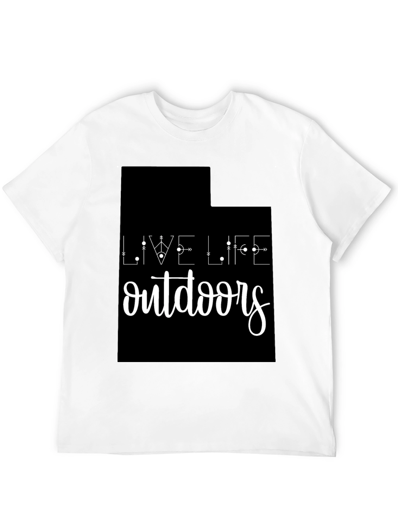 Live Life Outdoors Graphic T-Shirt