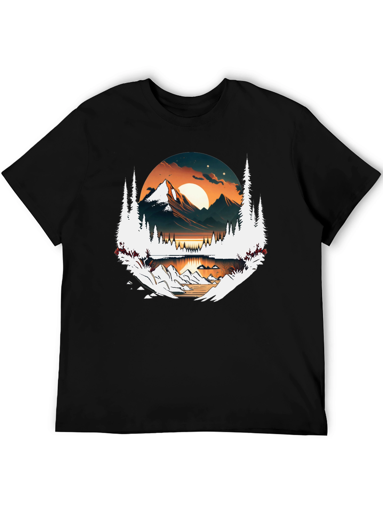 Mountain Vista Graphic Tee - Nature Inspired Design