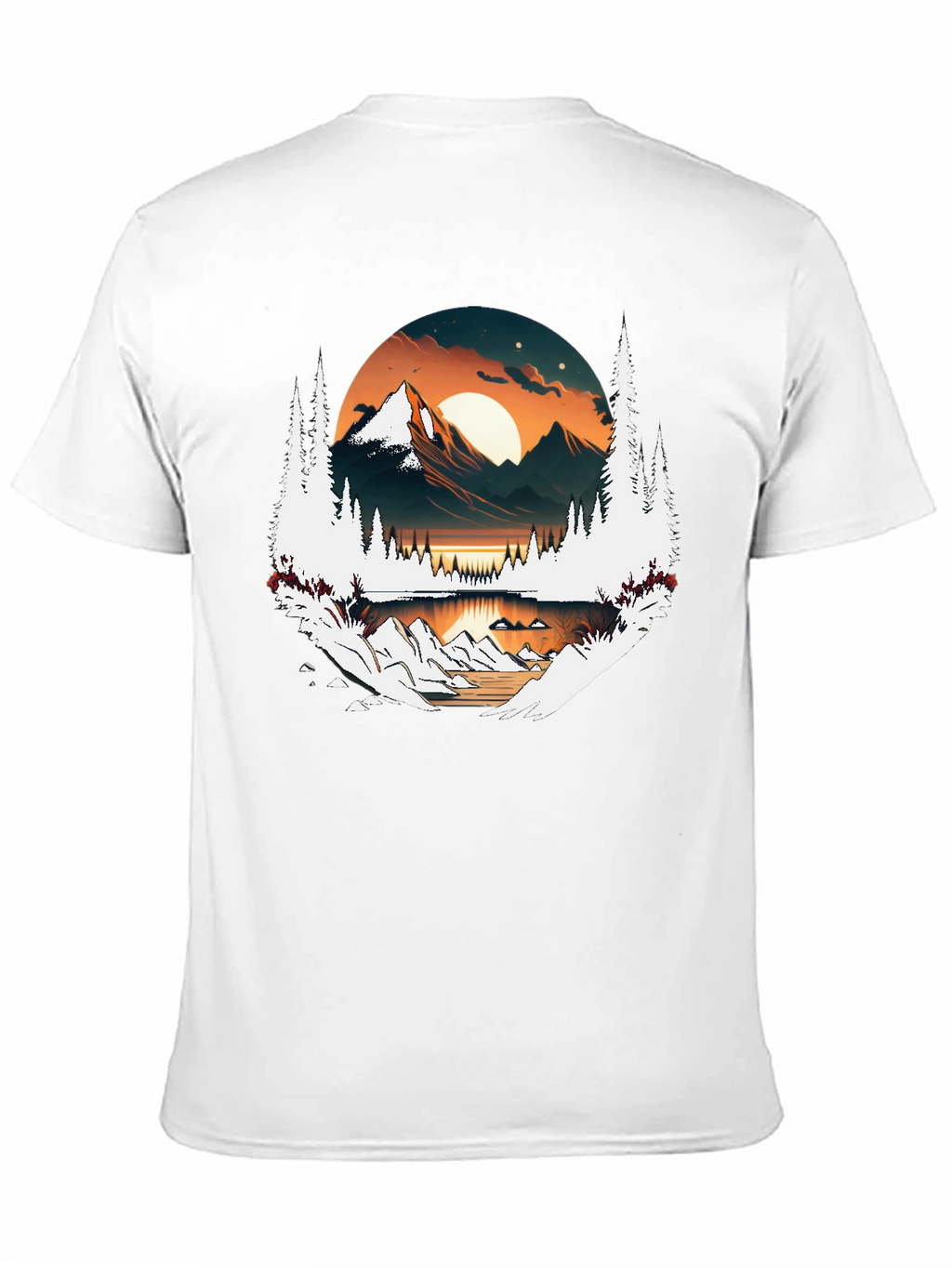 Mountain Vista Graphic Tee - Nature Inspired Design