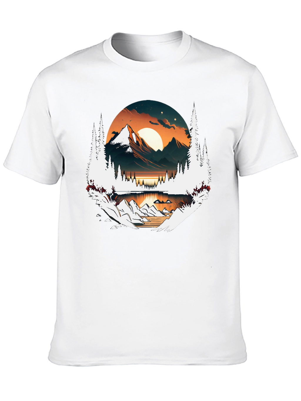 Mountain Vista Graphic Tee - Nature Inspired Design