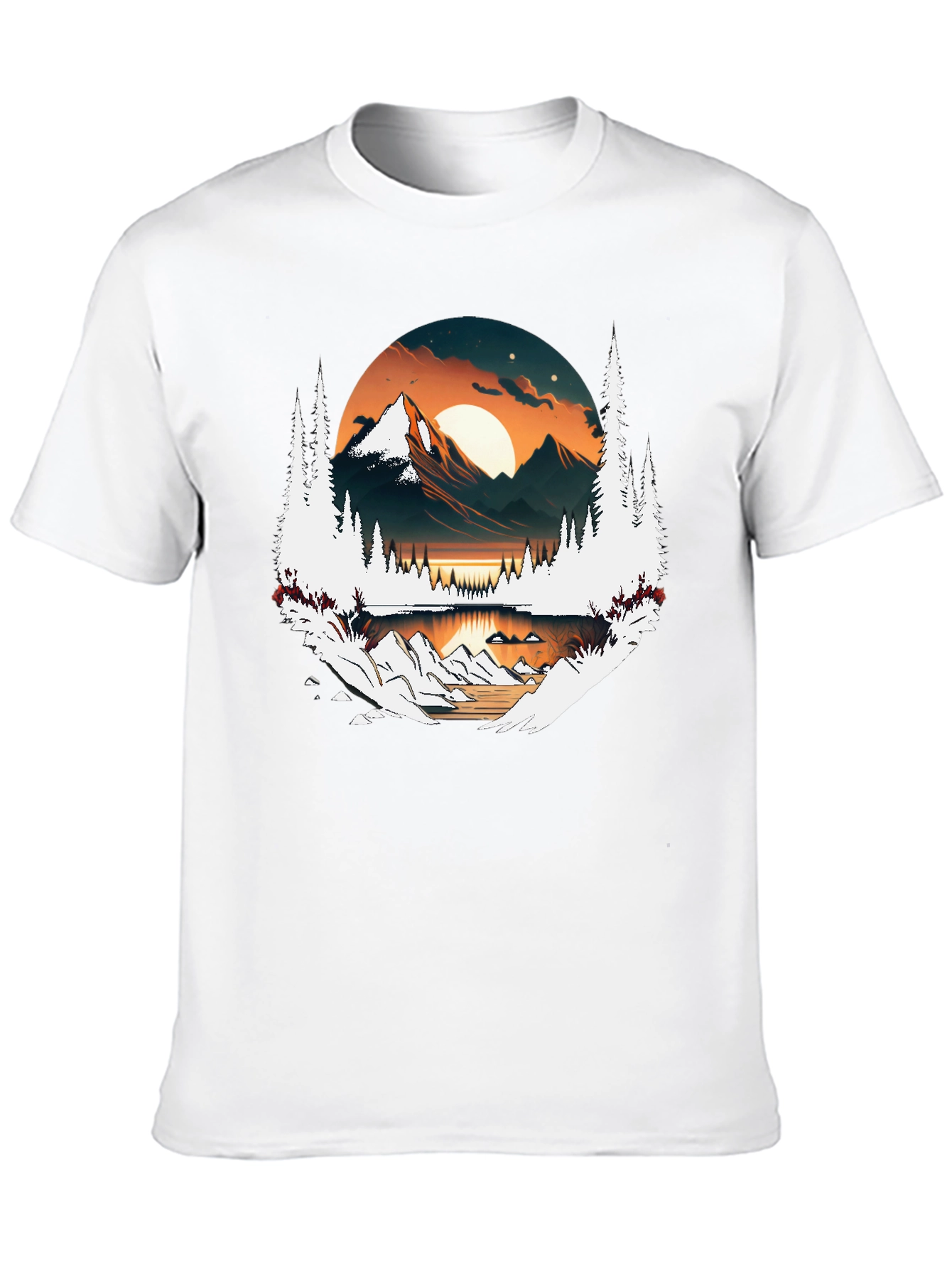 Mountain Vista Graphic Tee - Nature Inspired Design