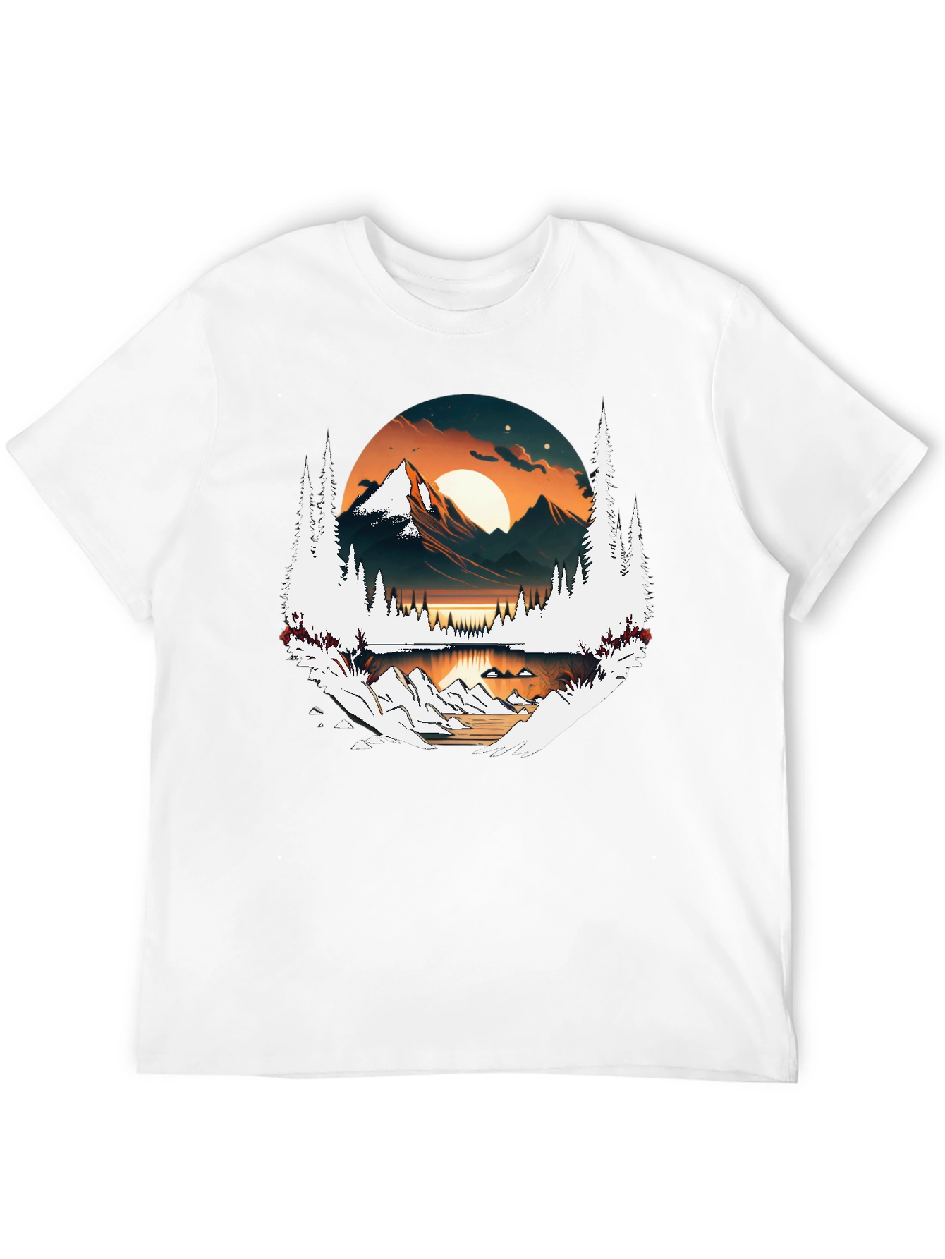 Mountain Vista Graphic Tee - Nature Inspired Design