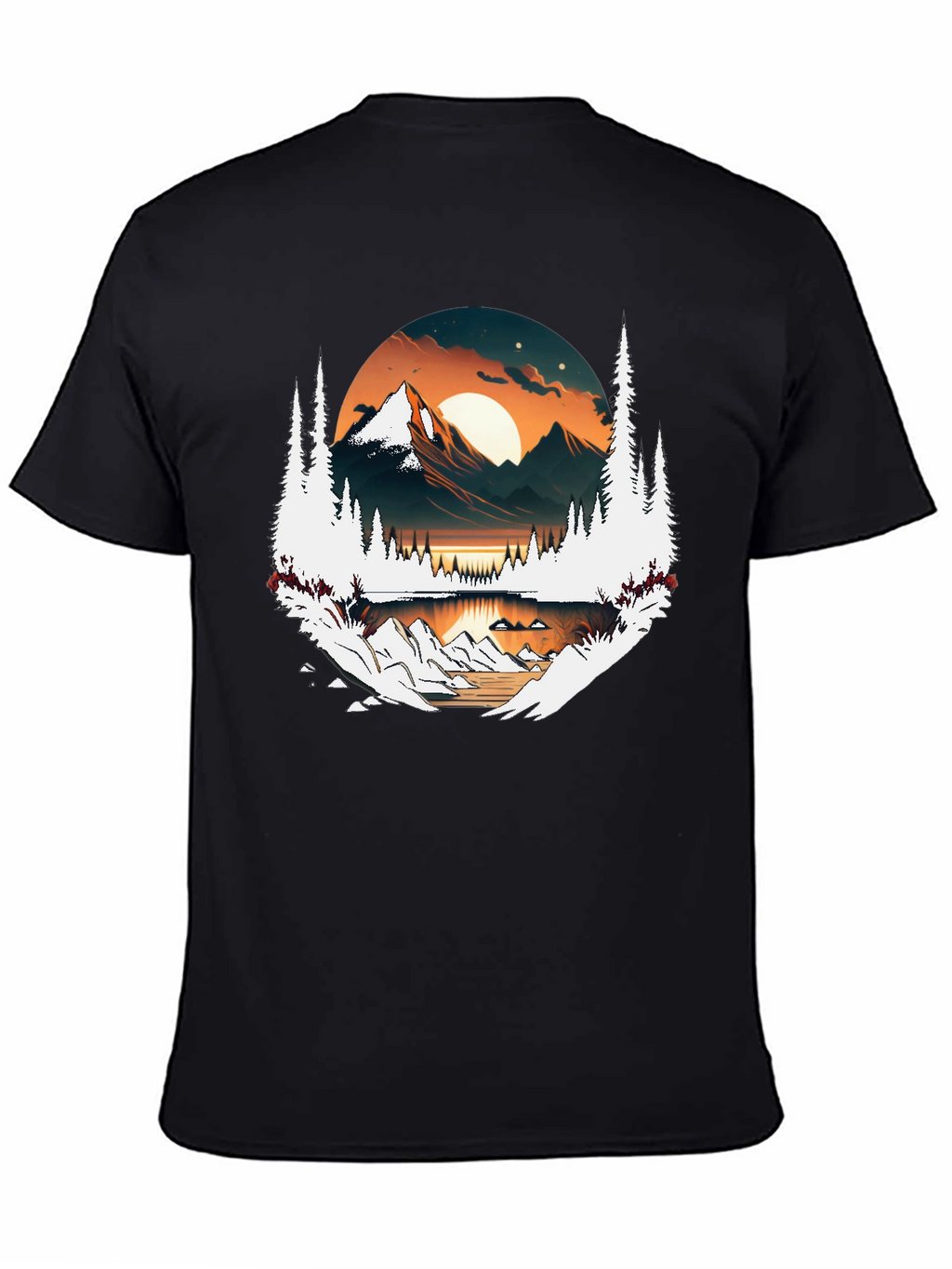 Mountain Vista Graphic Tee - Nature Inspired Design