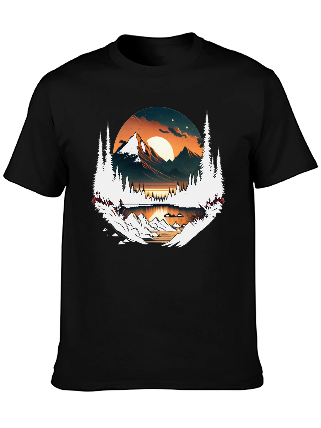 Mountain Vista Graphic Tee - Nature Inspired Design