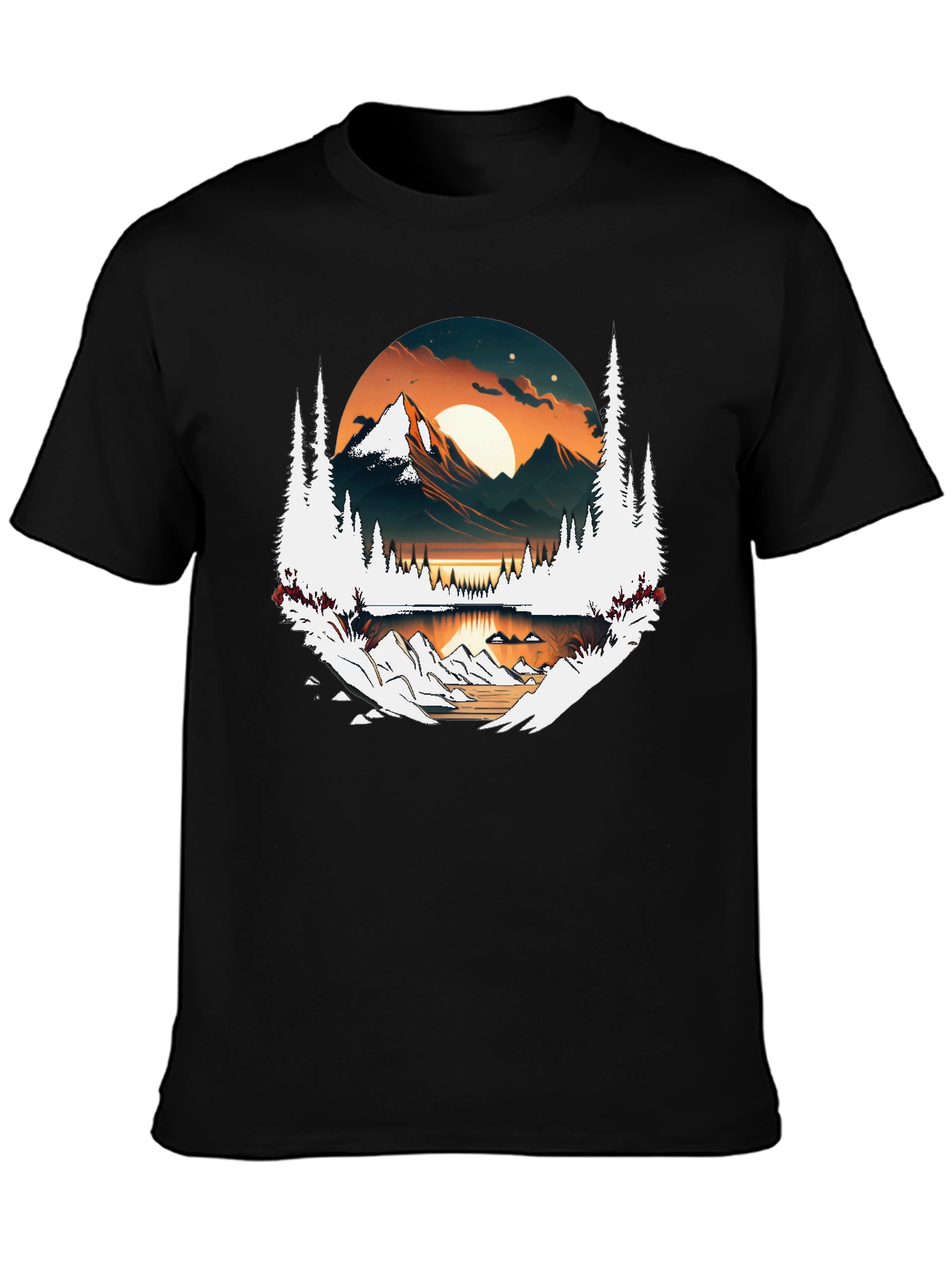 Mountain Vista Graphic Tee - Nature Inspired Design
