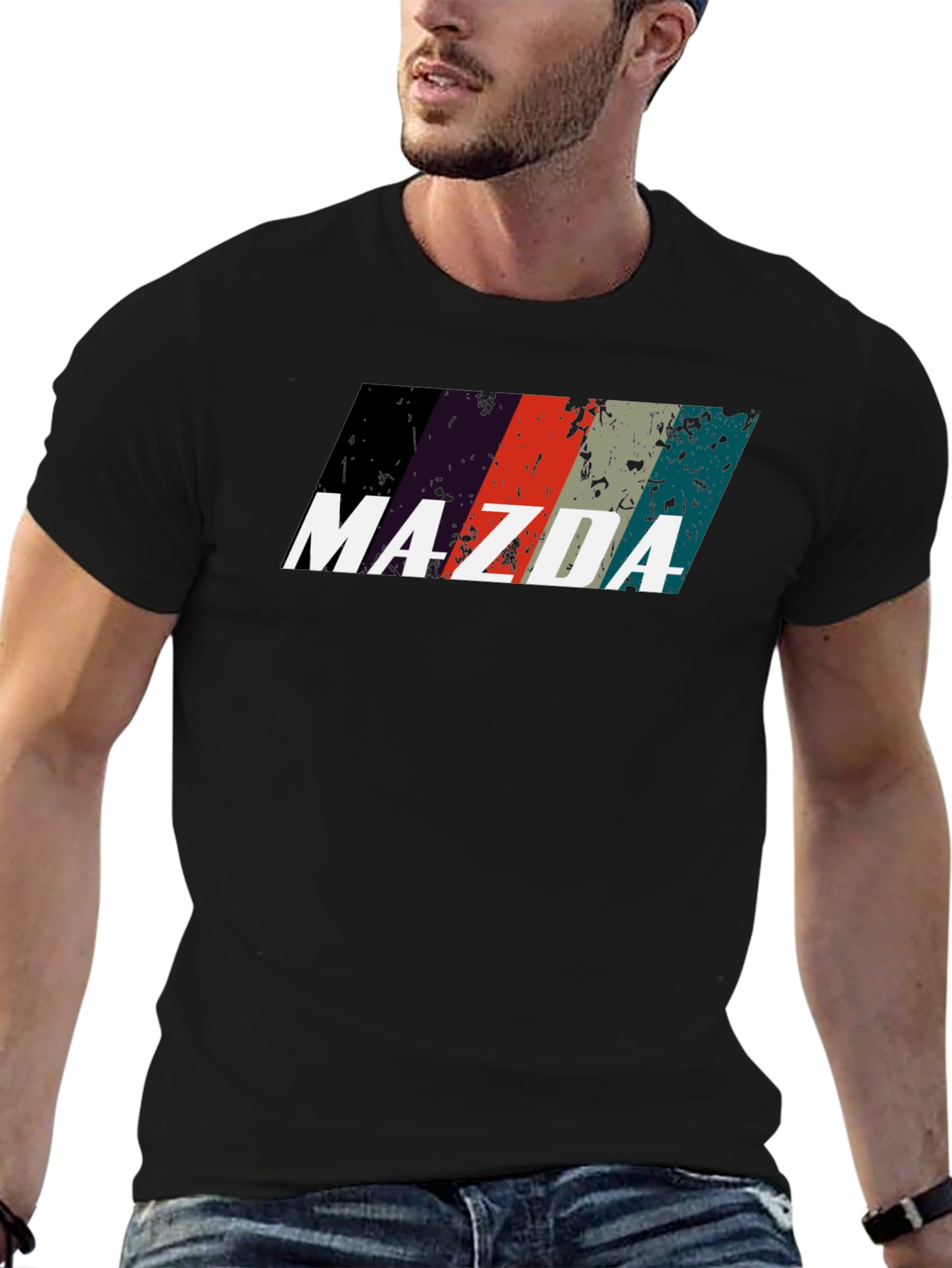 Vintage Mazda Graphic T-Shirt - Retro Motorsport Style
