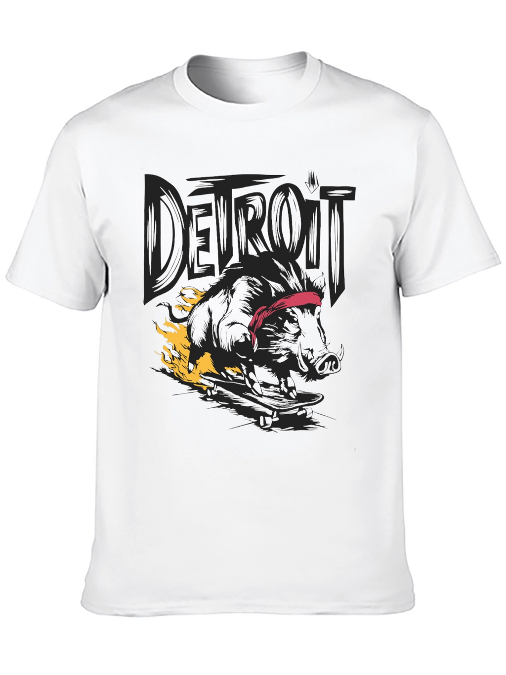 Detroit Boar on Fire T-Shirt