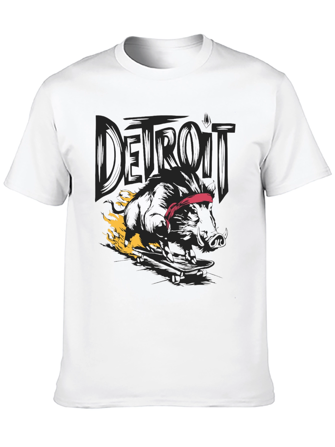 Detroit Boar on Fire T-Shirt