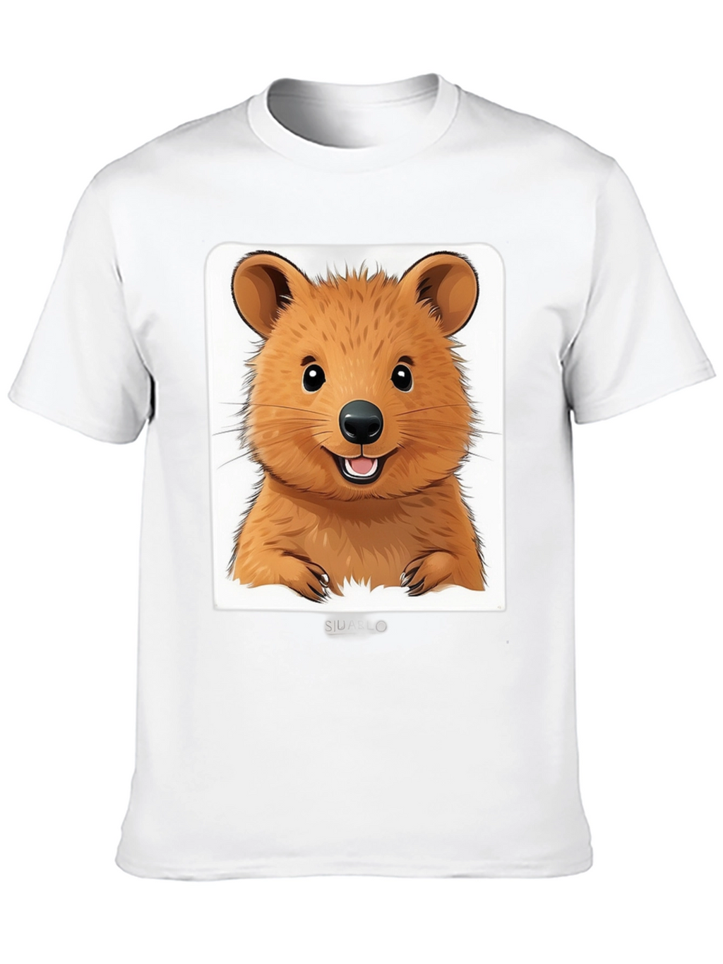 Cute Quokka Graphic T-Shirt - Unisex Black Tee