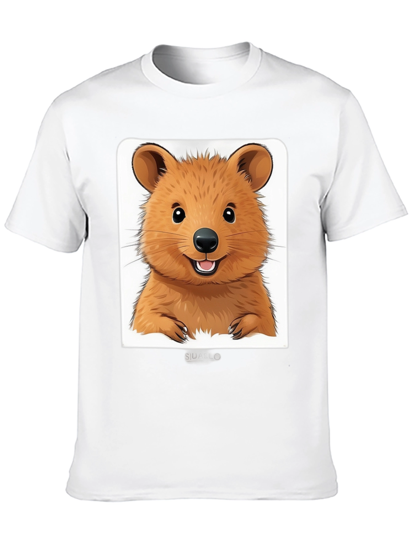 Cute Quokka Graphic T-Shirt - Unisex Black Tee