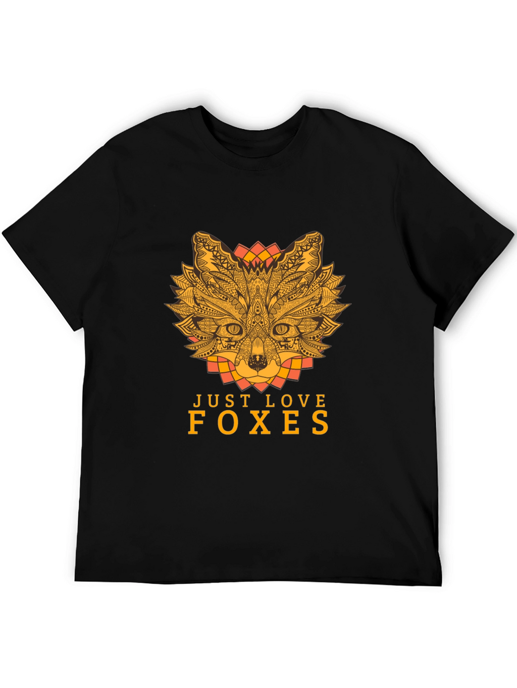 Just Love Foxes Graphic Tee Short Sleeve T-Shirt