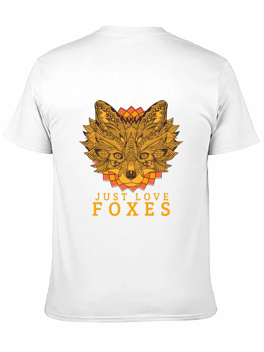 Just Love Foxes Graphic Tee Short Sleeve T-Shirt