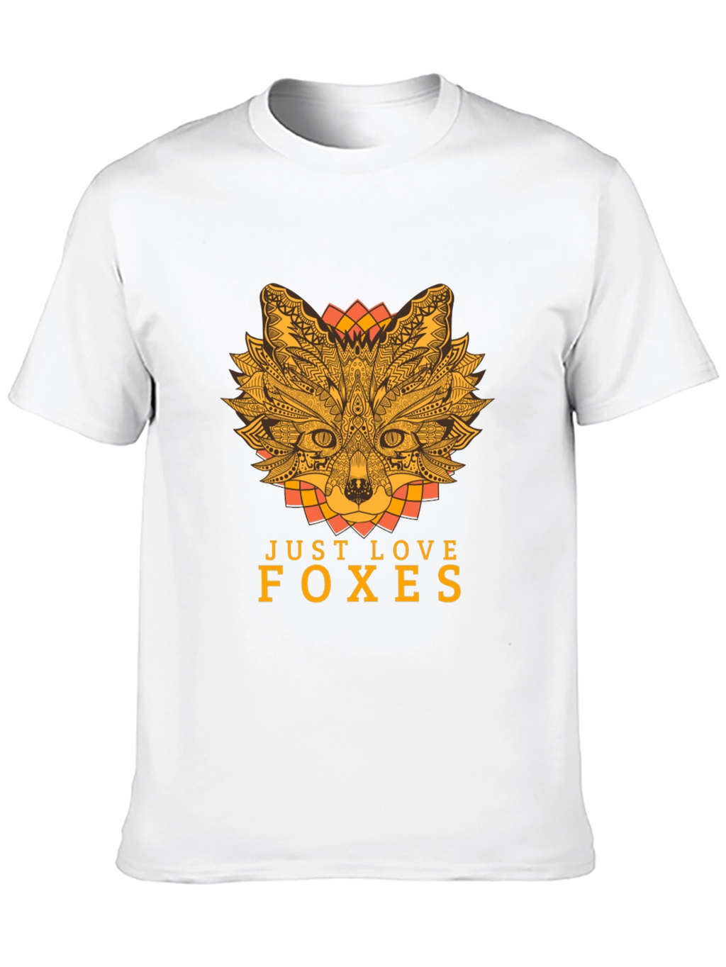 Just Love Foxes Graphic Tee Short Sleeve T-Shirt