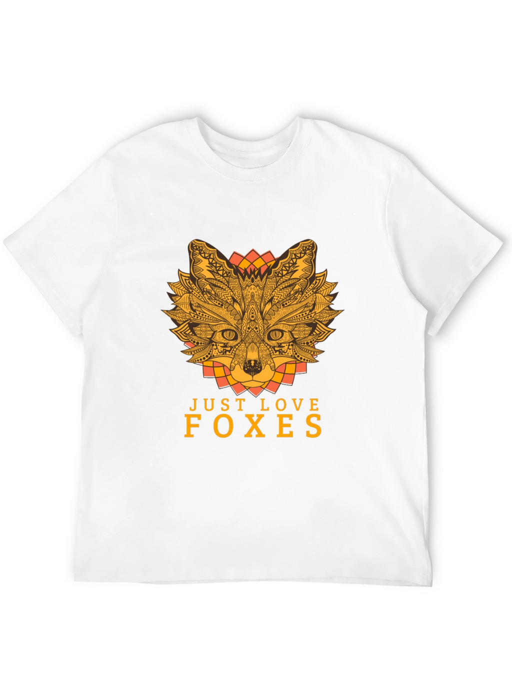 Just Love Foxes Graphic Tee Short Sleeve T-Shirt