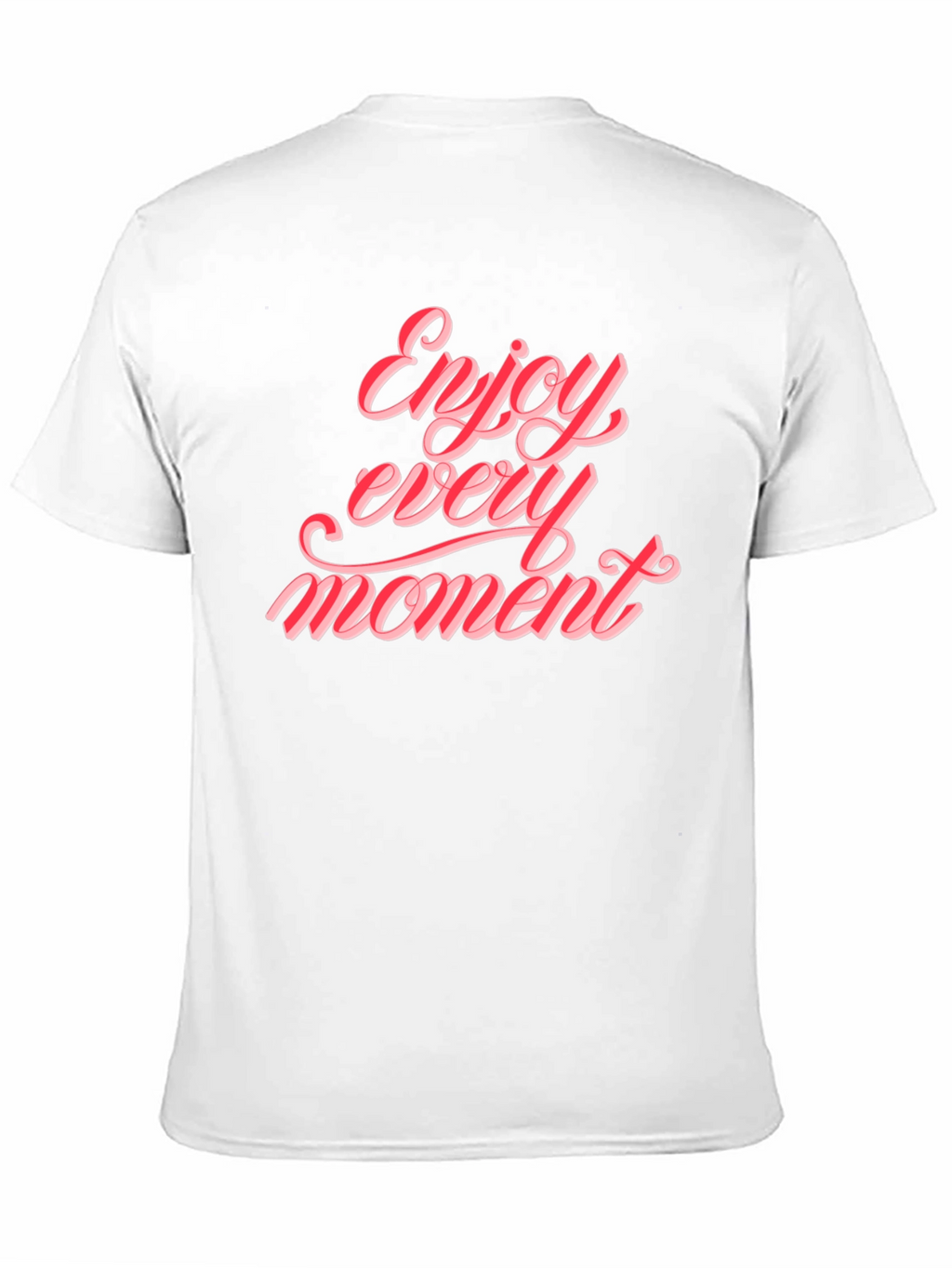 Enjoy Every Moment Graphic Tee - Stylish Black T-Shirt