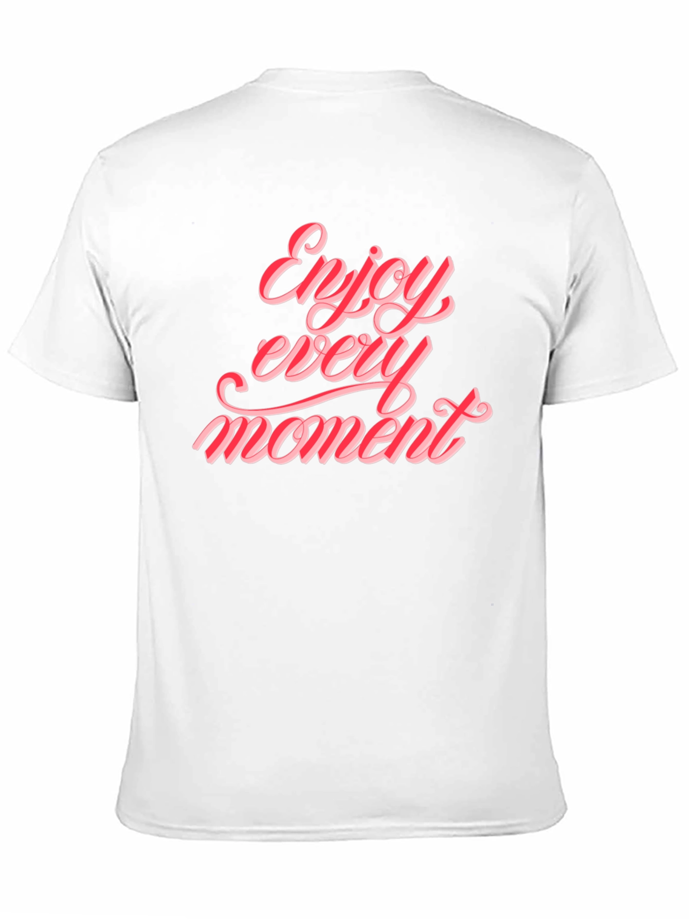 Enjoy Every Moment Graphic Tee - Stylish Black T-Shirt