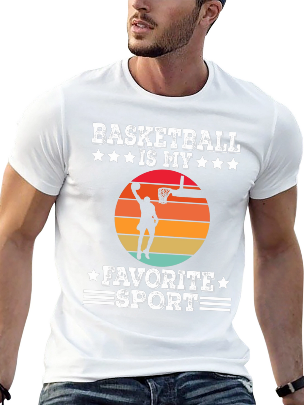 Basketball Is My Favorite Sport Graphic T-Shirt
