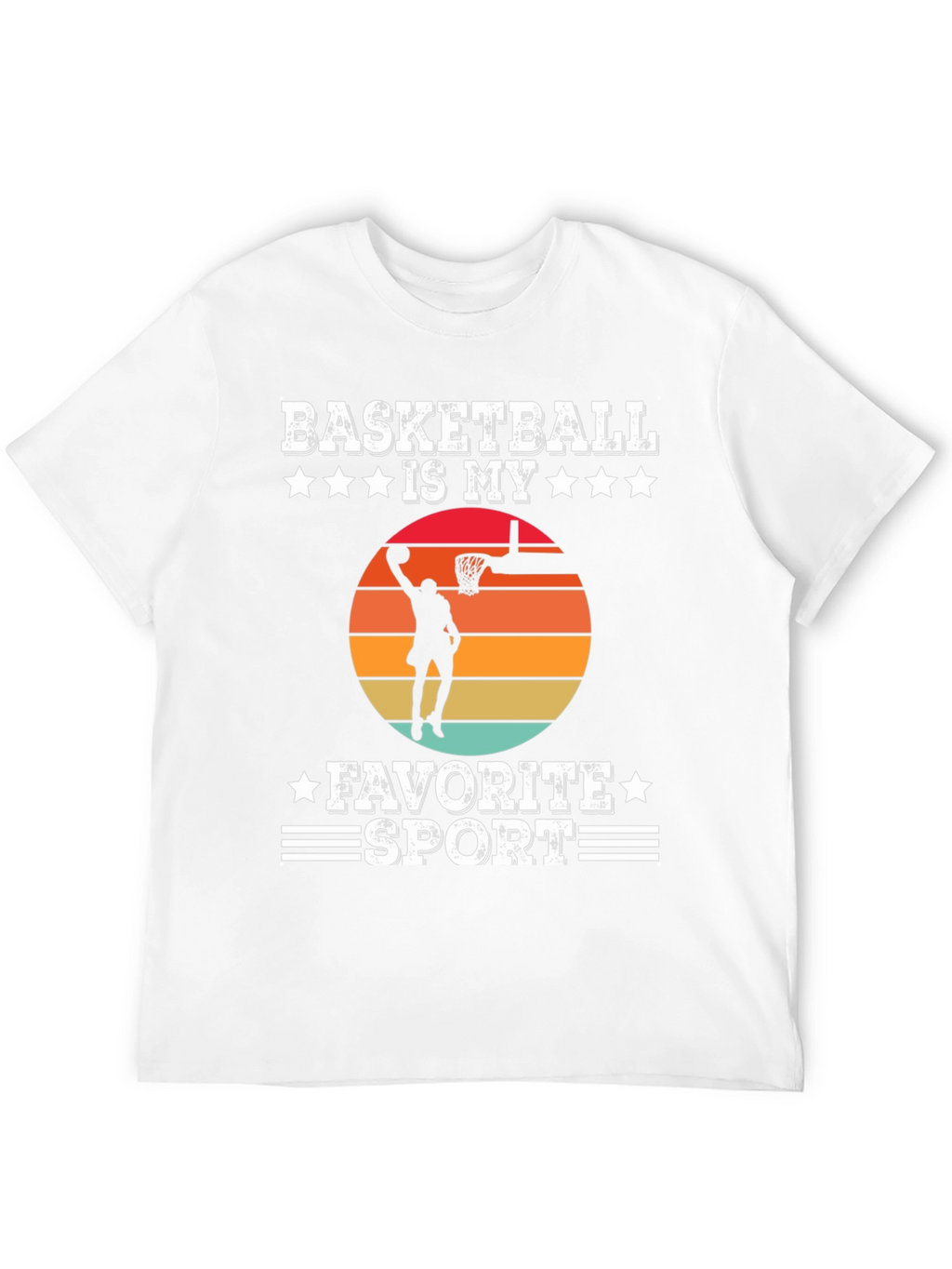 Basketball Is My Favorite Sport Graphic T-Shirt