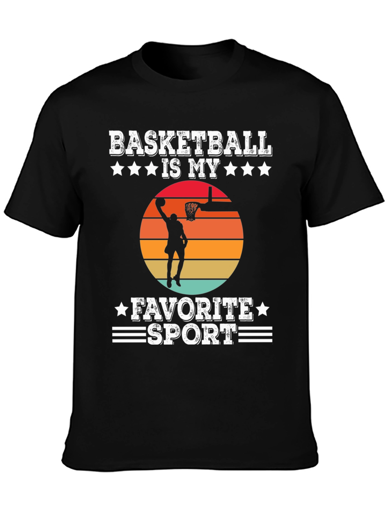 Basketball Is My Favorite Sport Graphic T-Shirt