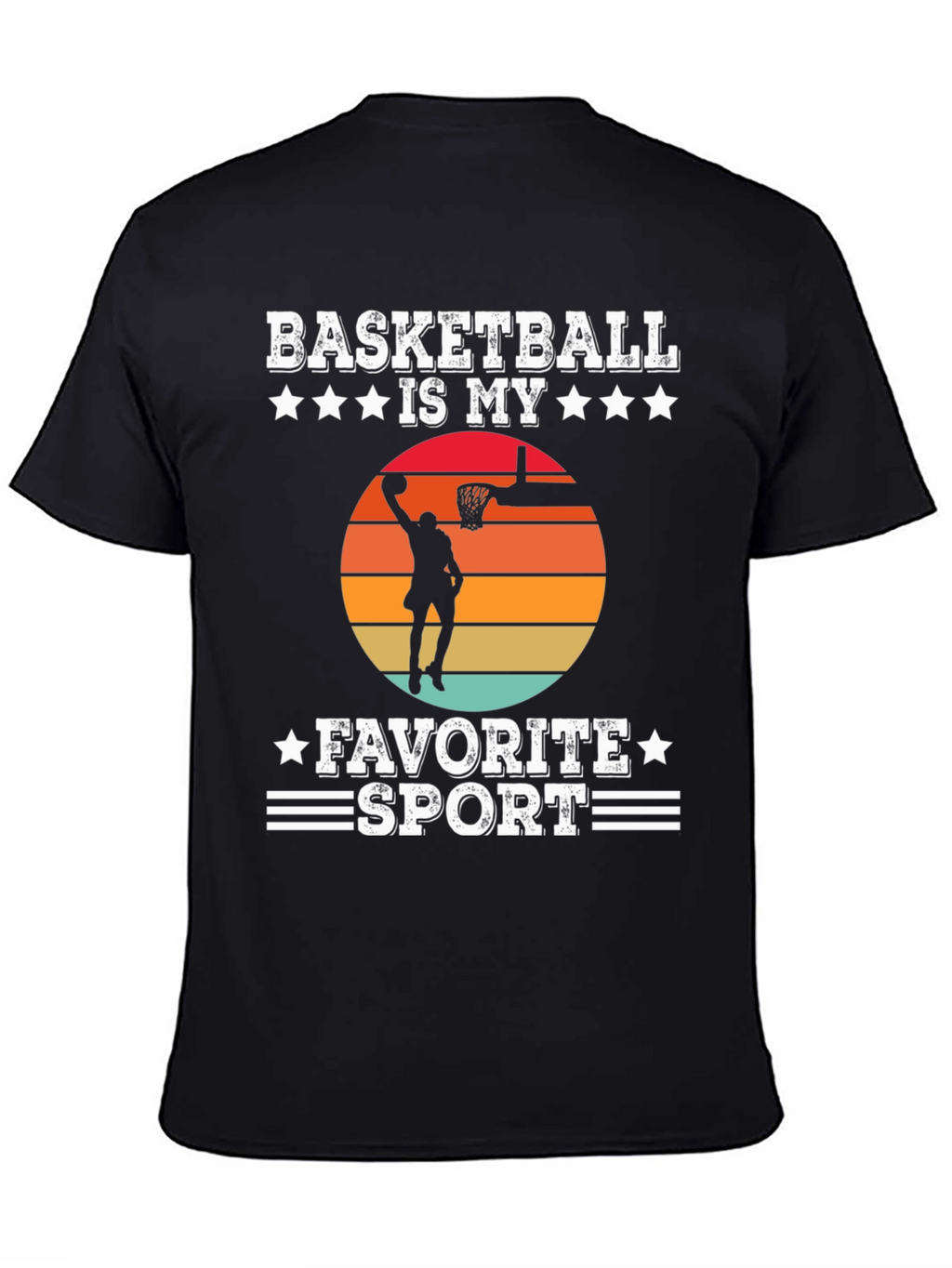 Basketball Is My Favorite Sport Graphic T-Shirt